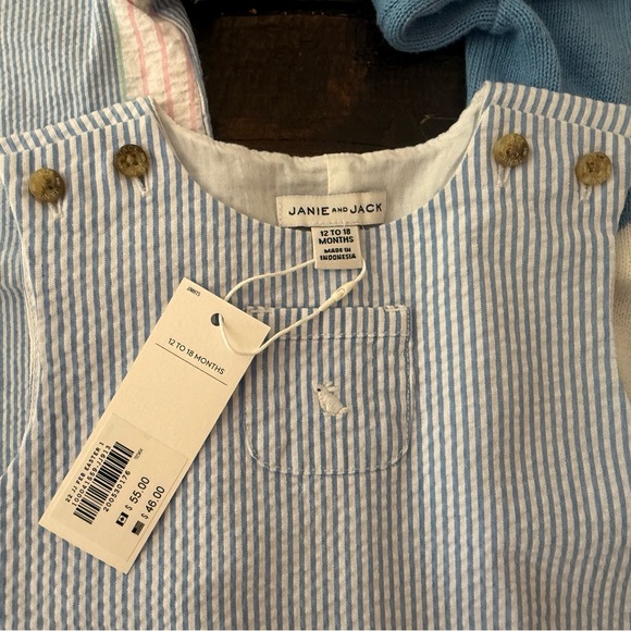 Janie and Jack Blue Spring Easter Spring 12-18 months - Picture 10 of 11